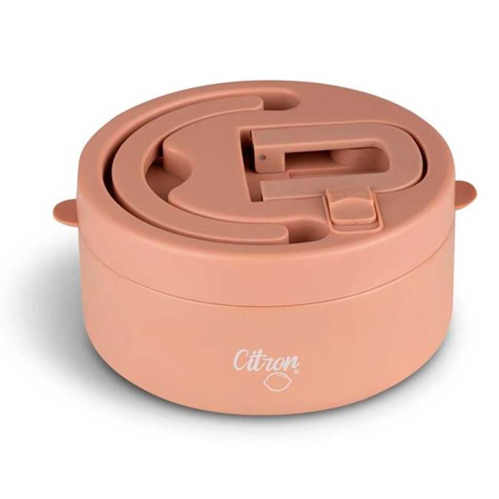 citron fiambrera termica 400ml rosa