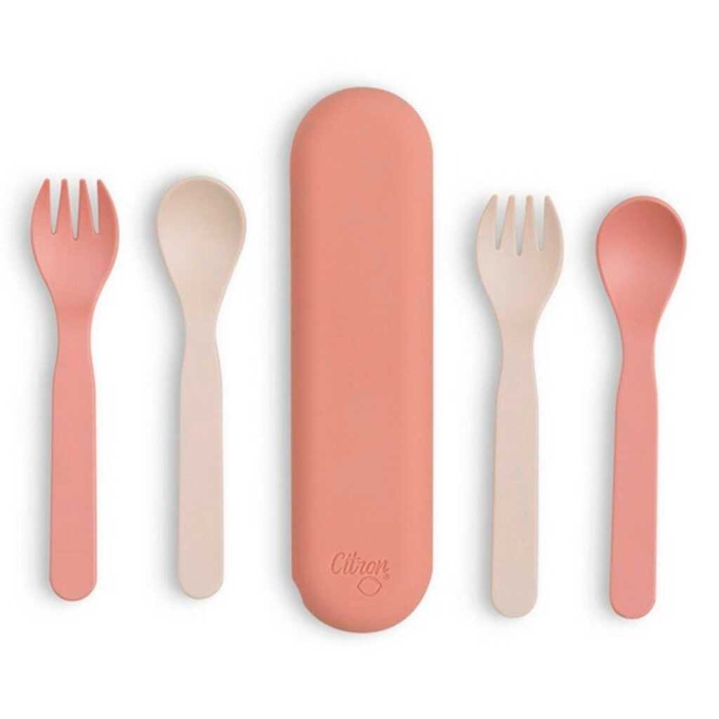 citron set de 2 juegos de cubiertos rosa