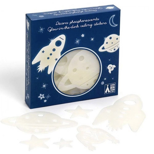 stickers fosforescentes mision especial