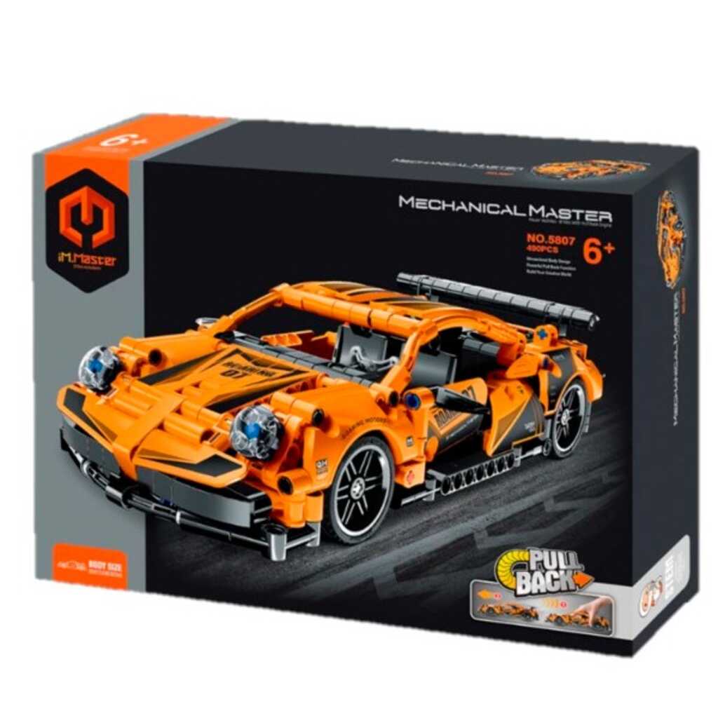 immaster coche carreras naranja 490 pzs  immaster coche carreras naranja 490 pzs