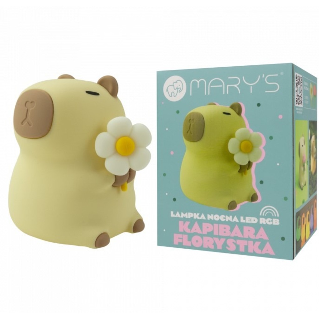 mary's lampara de noche led capybara