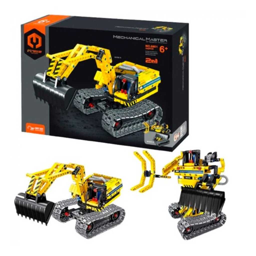 immaster excavadora y robot 2 en 1 342pz