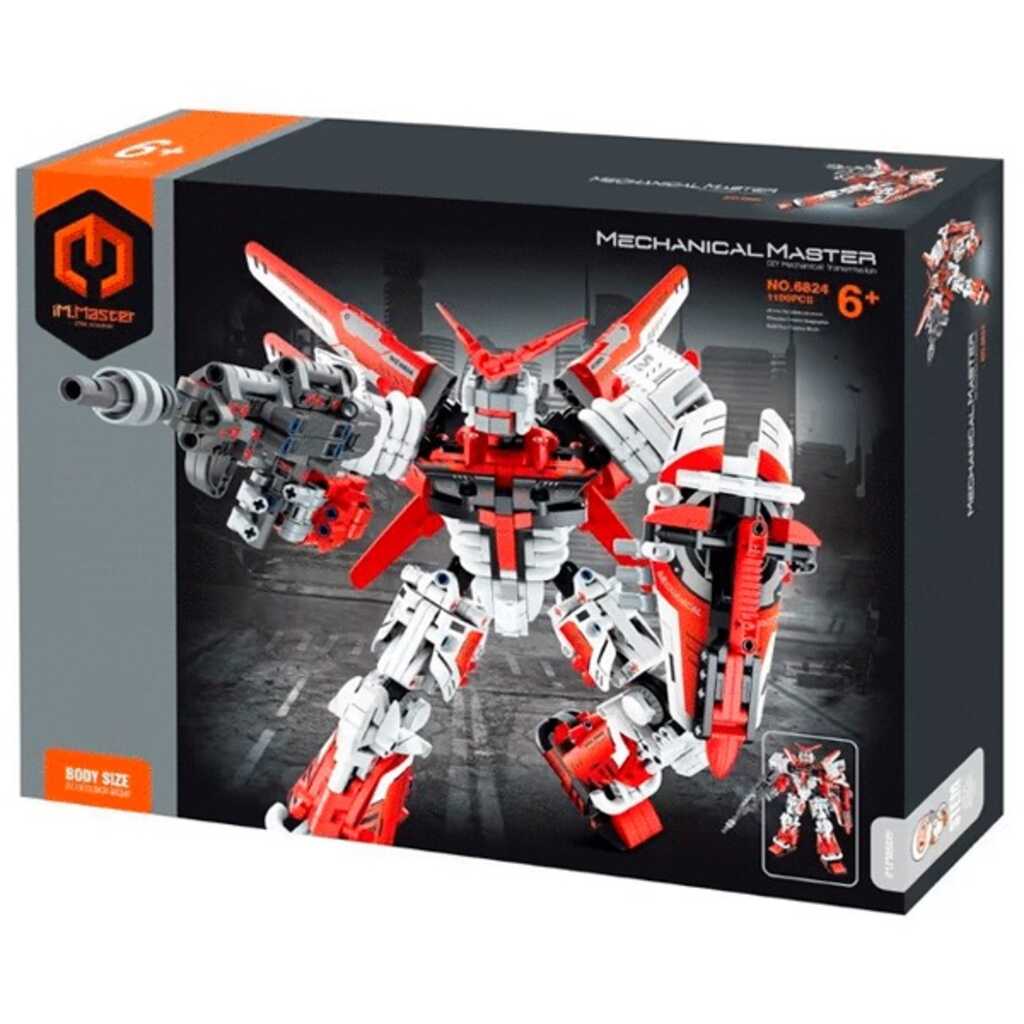 immaster soldado mecanico rojo 1100 pzs