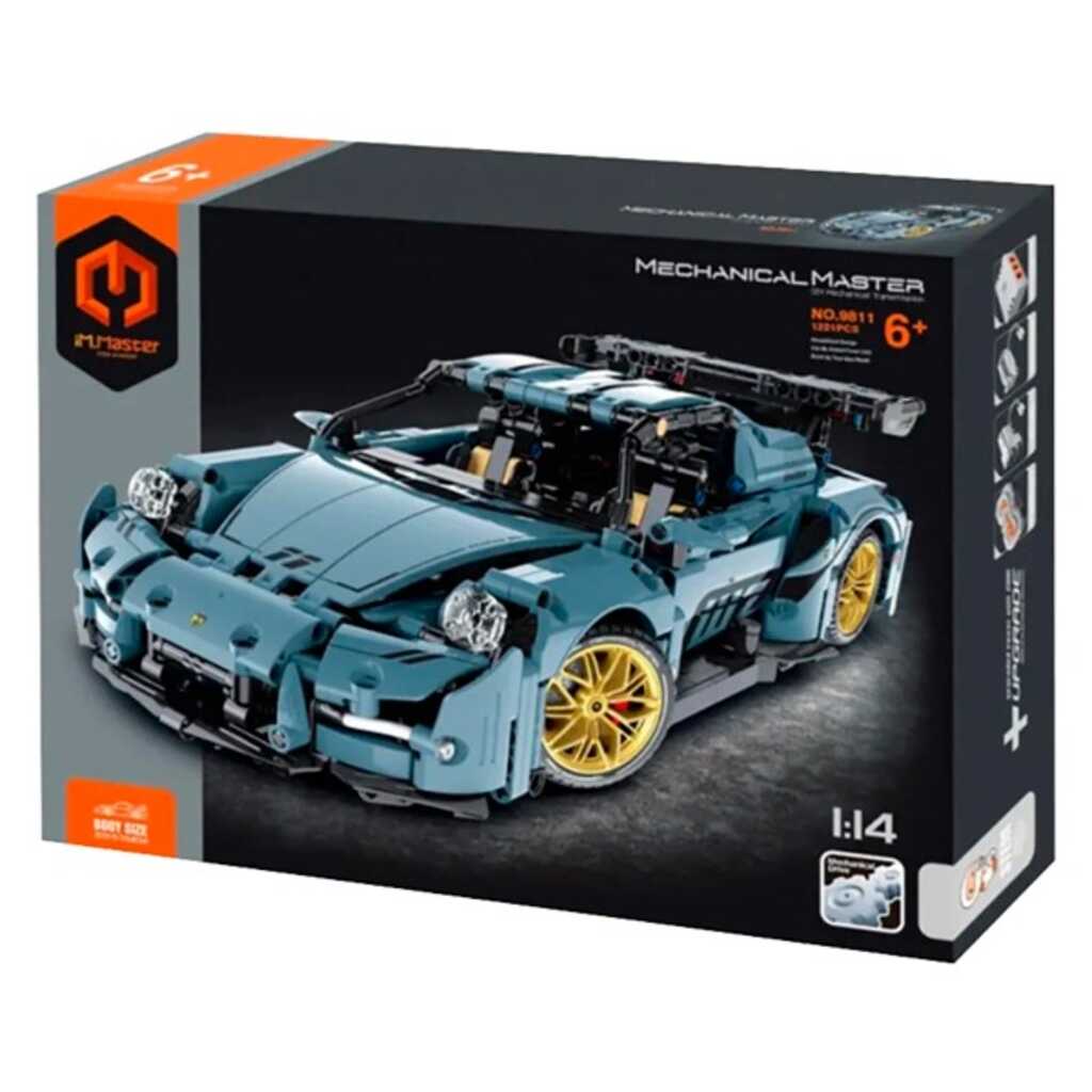 immaster coche deportivo azul 1221p.