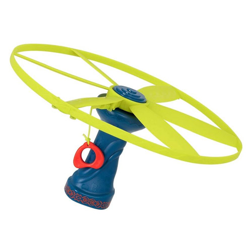 disco volador con luces de colores