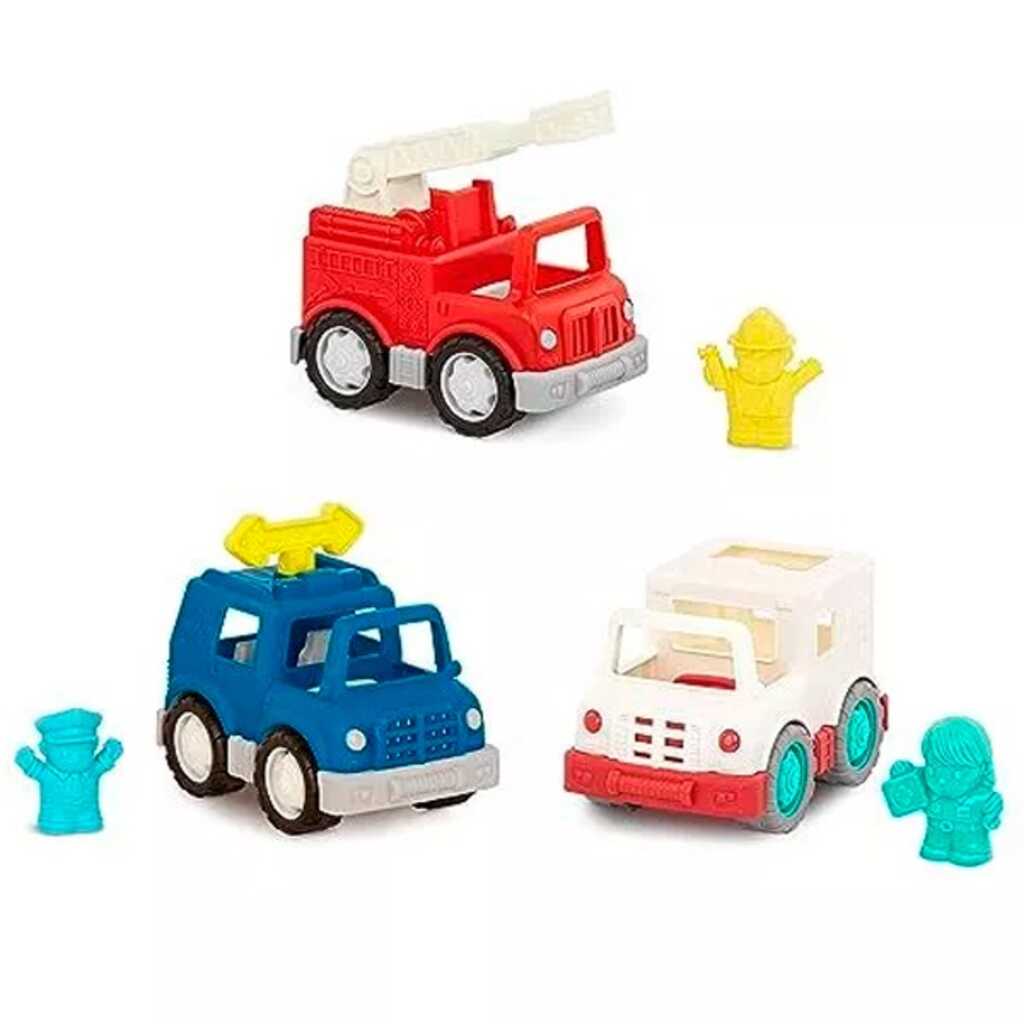 wonder wheels set de 3 mini vehicles