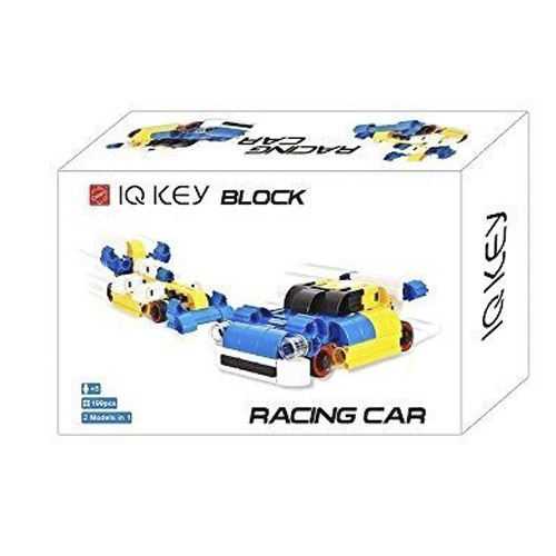 iq key block racing car 2x1