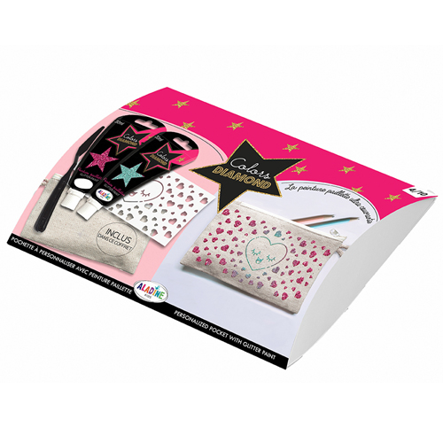 set estuche para decorar con corazones