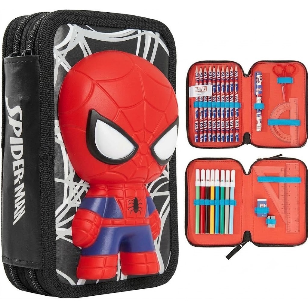 set estuche para decorar super heroe