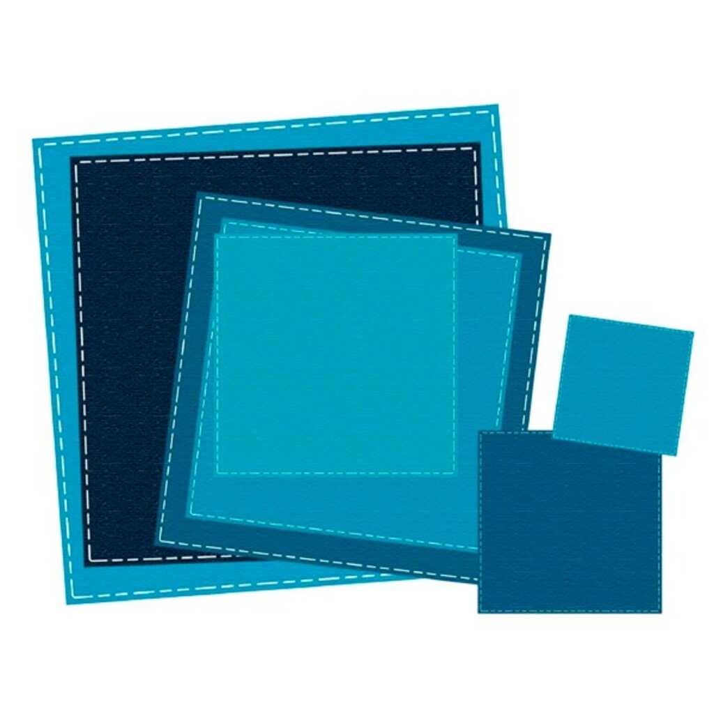 paq. 7 troqueles finos zag cuadros