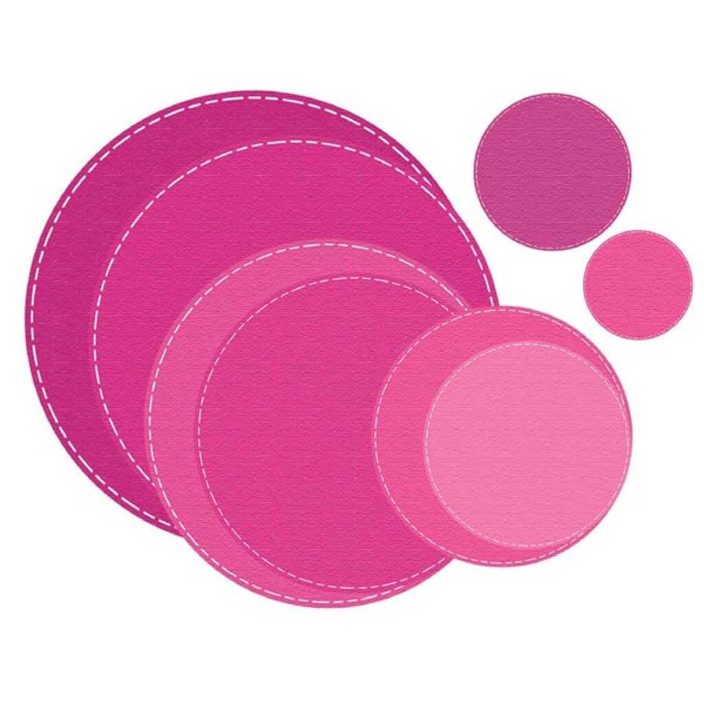 paq. 8 troqueles finos zag circulos