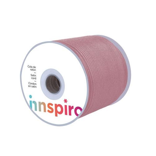 rollo 100m cordon cola de raton 2mm rosa