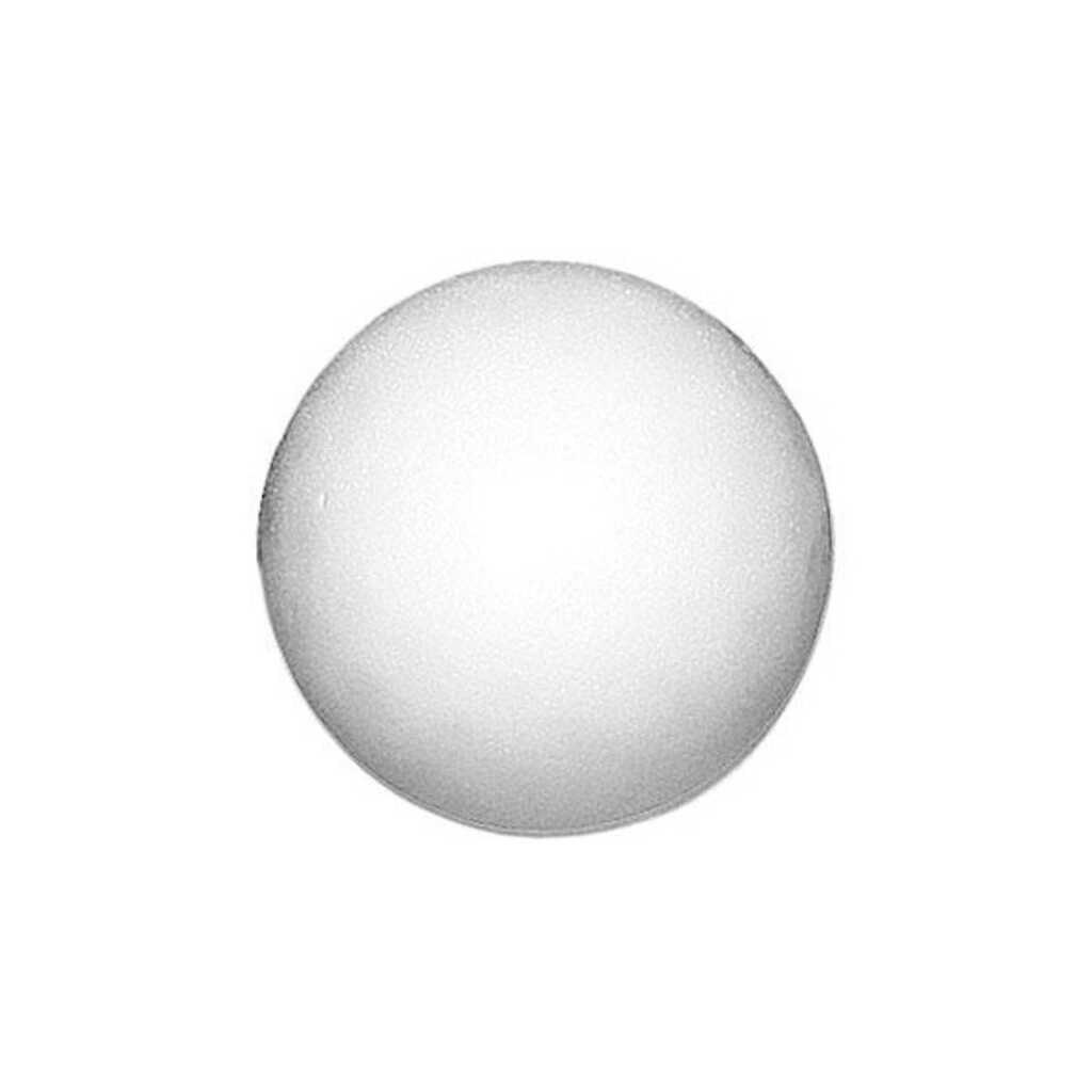 paq. 8 bolas porexpan 6cm blancas