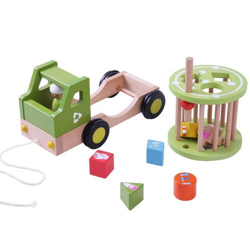 tirador camion reciclaje