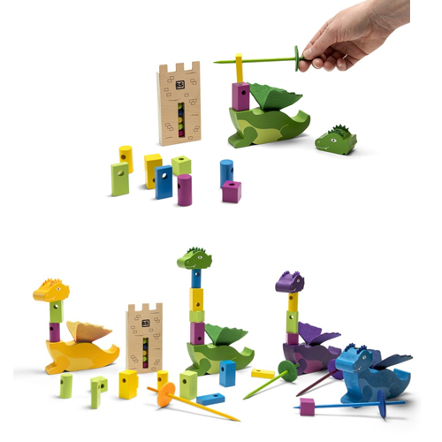 juego apilar dragones