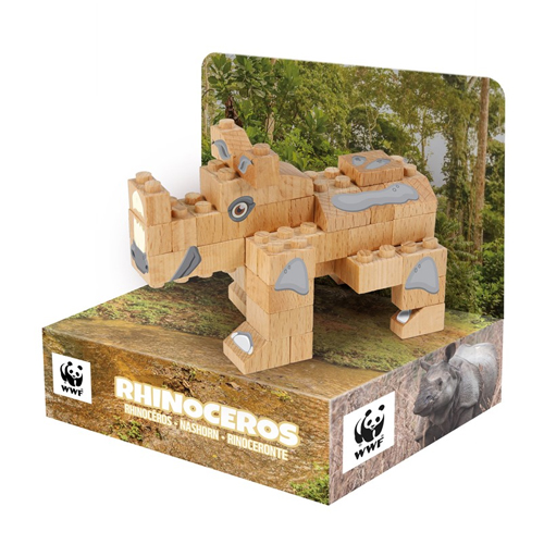 wwf rinoceronte 42 piezas