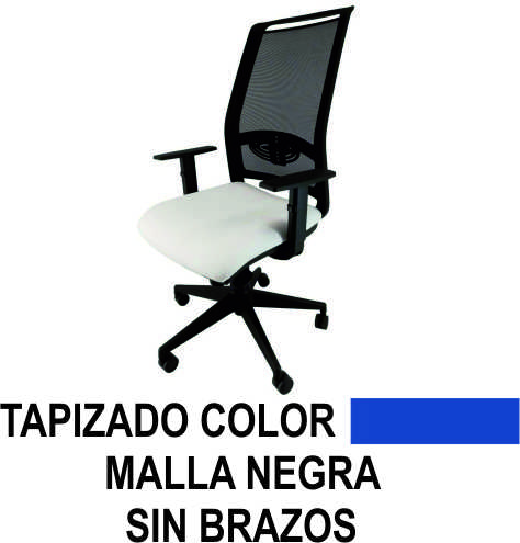 silla minerva sincro re/ma s.brazos azul