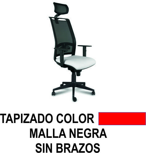 silla minerva sincro r/m cab s/bra rojo