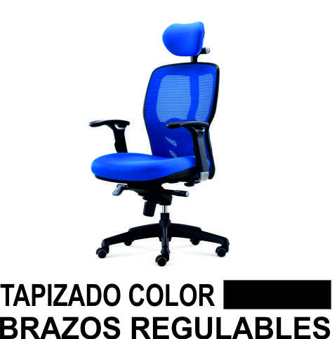 silla modena sincro c/br cab ma/ta negro