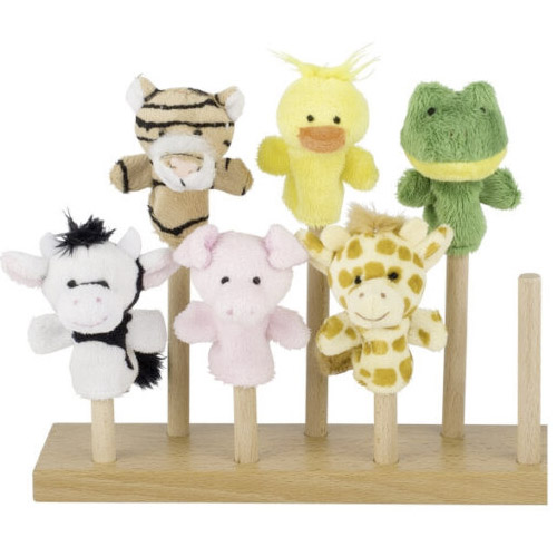 marionetas de dedo animales salvajes