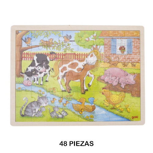 puzzle la vida a la granja
