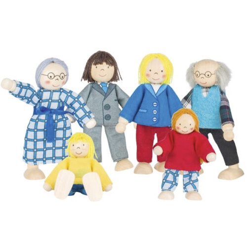 mu¥ecos articulados familia ciudad 6 pie