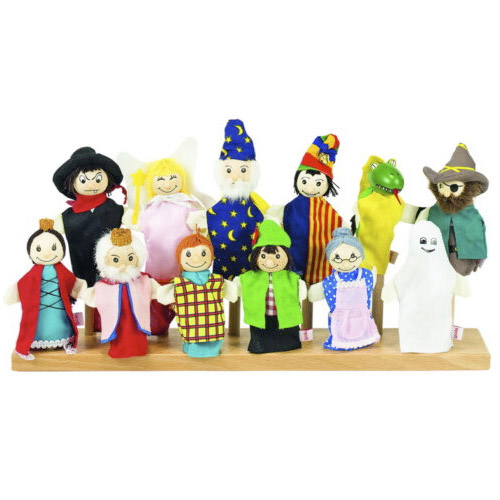 marionetas de dedos 12 unidades