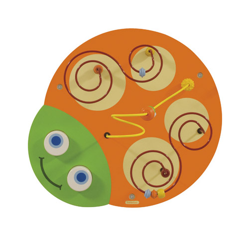 elemento de pared cabeza de gusano