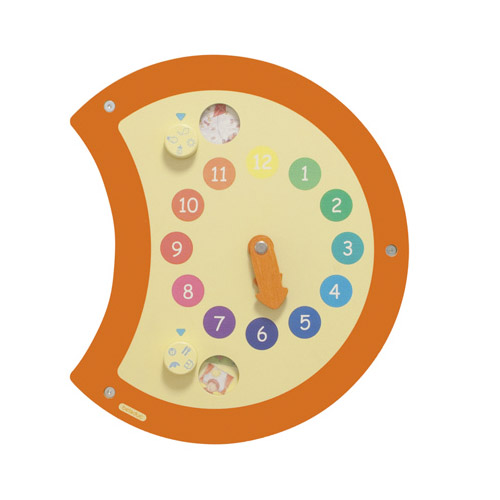 elemento de pared gusano 'reloj'