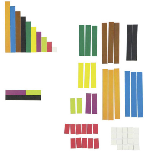 regletas de cusenaire magnâ ticas gigante