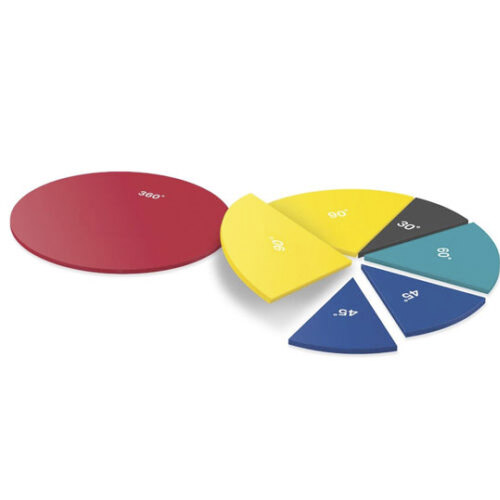 circulos con angulos arcoiris set de 6 n