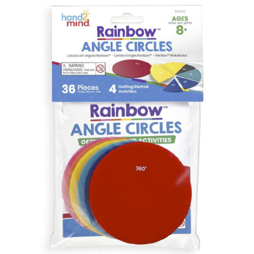 circulos con angulos arcoiris individual