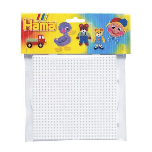 pack 2 placas (circular/cuadrada) hama