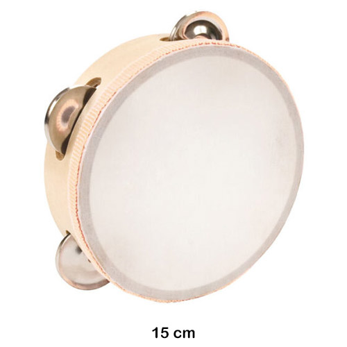 pandereta piel fibra