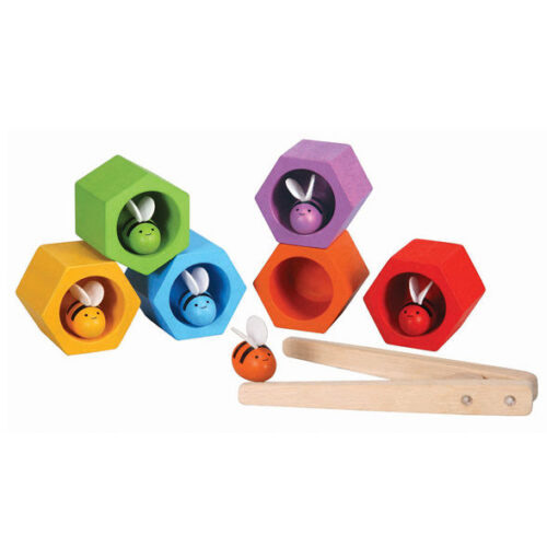 abejas en la colmena