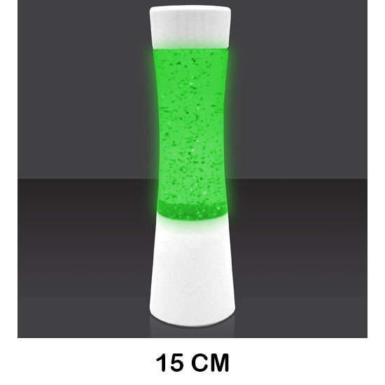 lampara de purpurina mou i brilla blanca