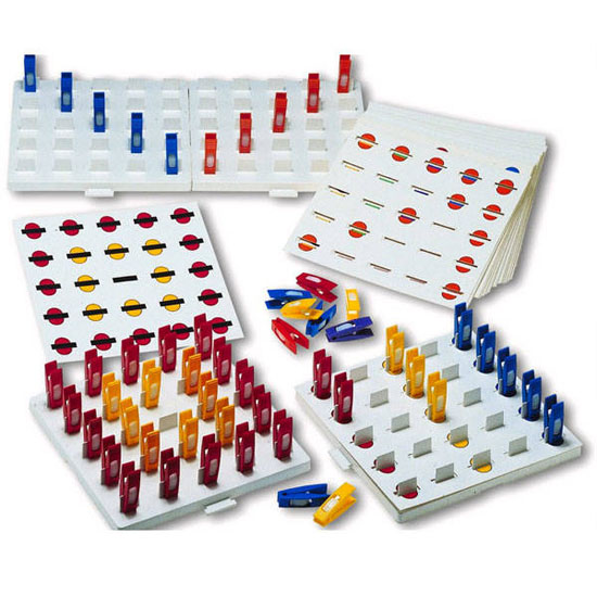 set de pinzas para clase