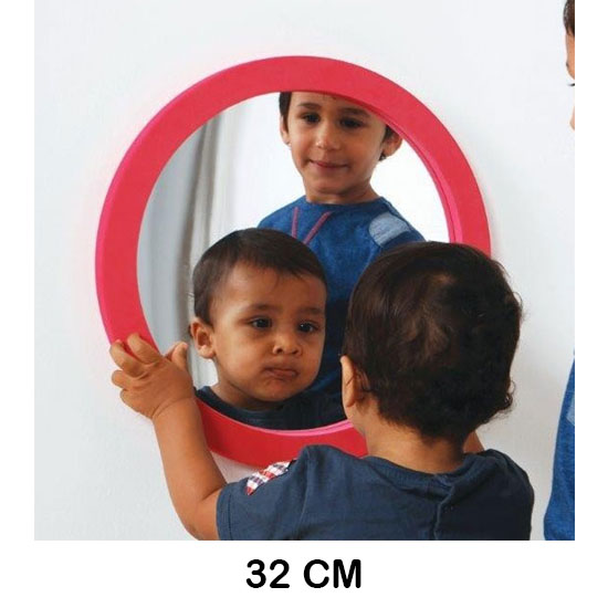 espejo de pared redondo