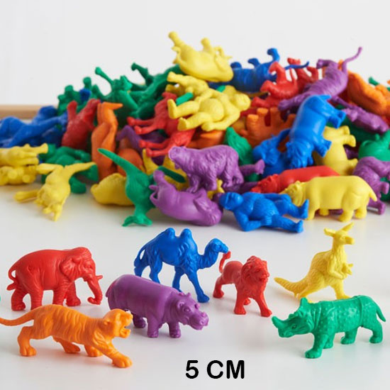 animales salvajes para contar