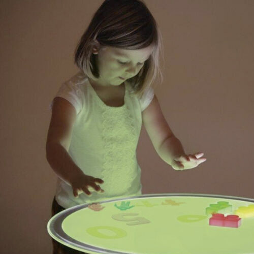 panel luminoso led circular cambia de co