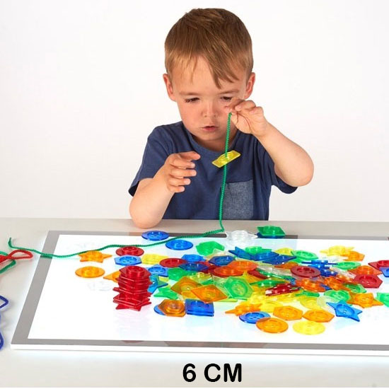 set de botones plasticos translucidos