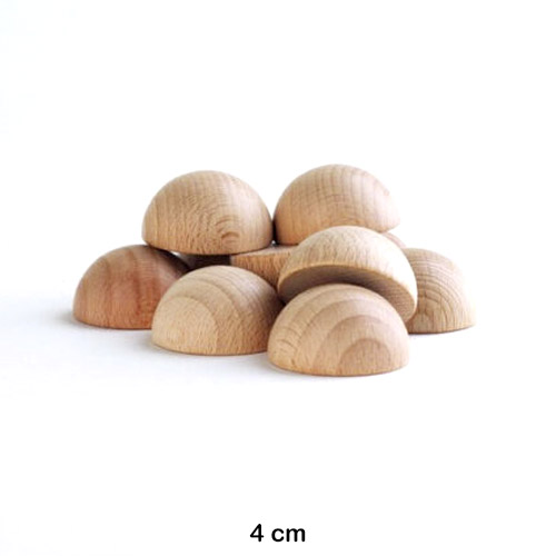 semiesferas de madera