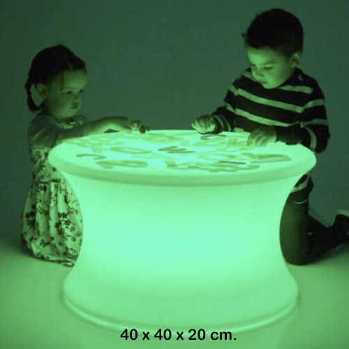 mesa luminosa sensorial