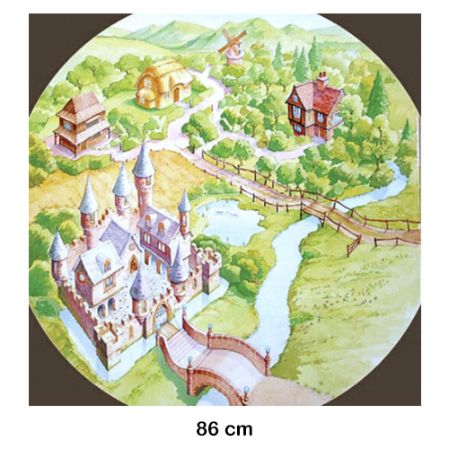 tapiz para la bandeja: castillo