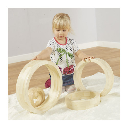 cilindros de madera para anidar