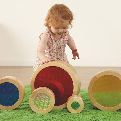 cilindros sensoriales de madera