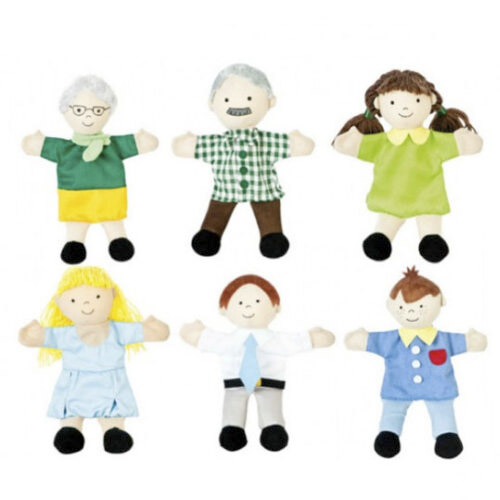 set de marionetas de mano: familia