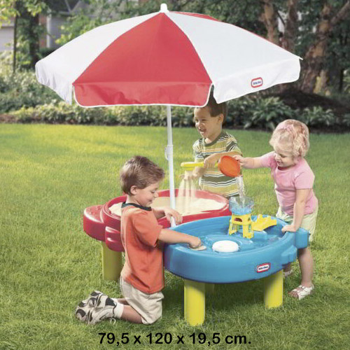 taula de aigua i arena