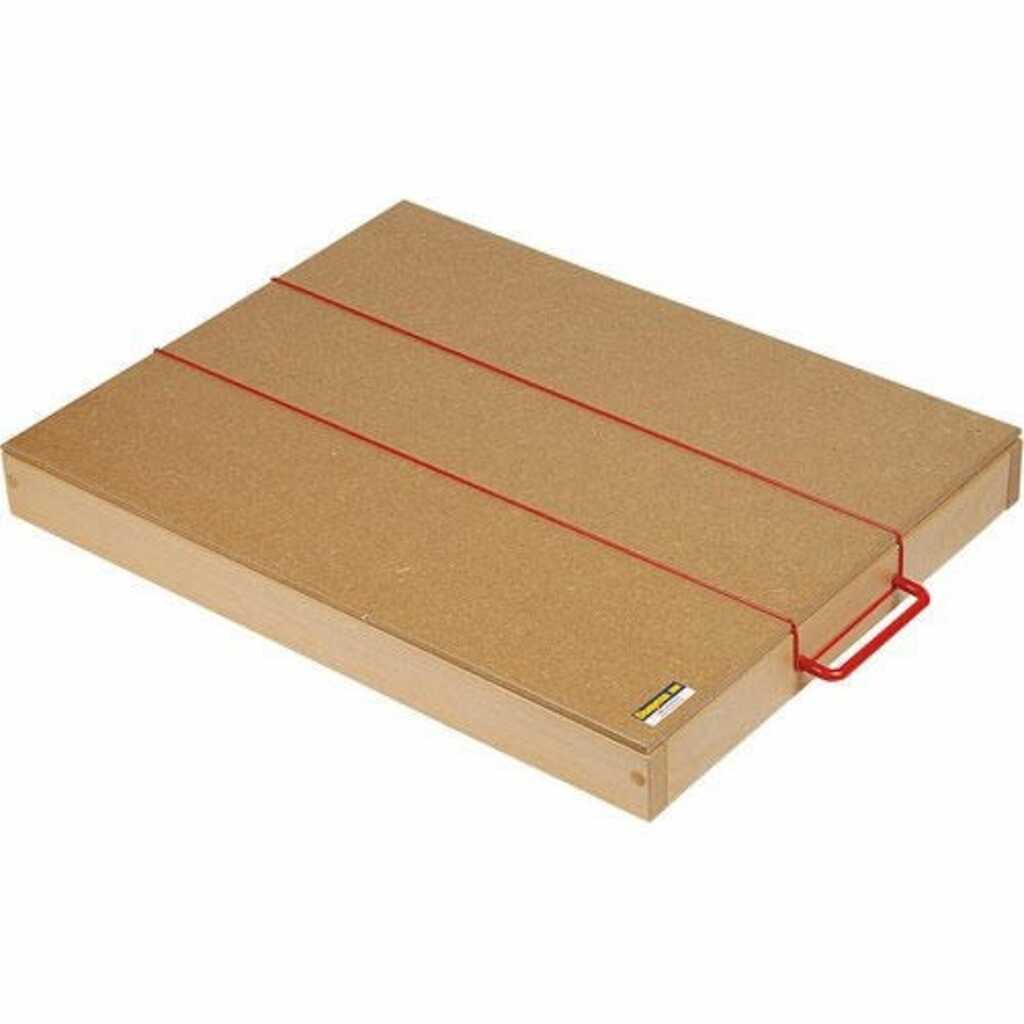 tapa de madera para bandeja de arena