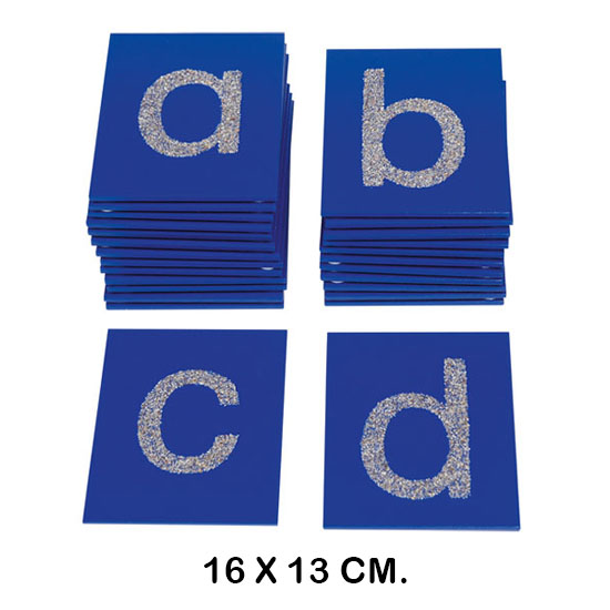 letras tactiles minusculas